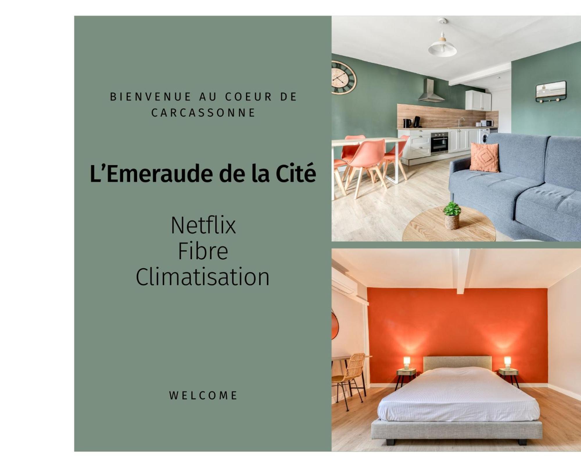 L'Emeraude De La Cite - Netflix - Fibre - Proche Cite - Clim Carcassonne Bagian luar foto